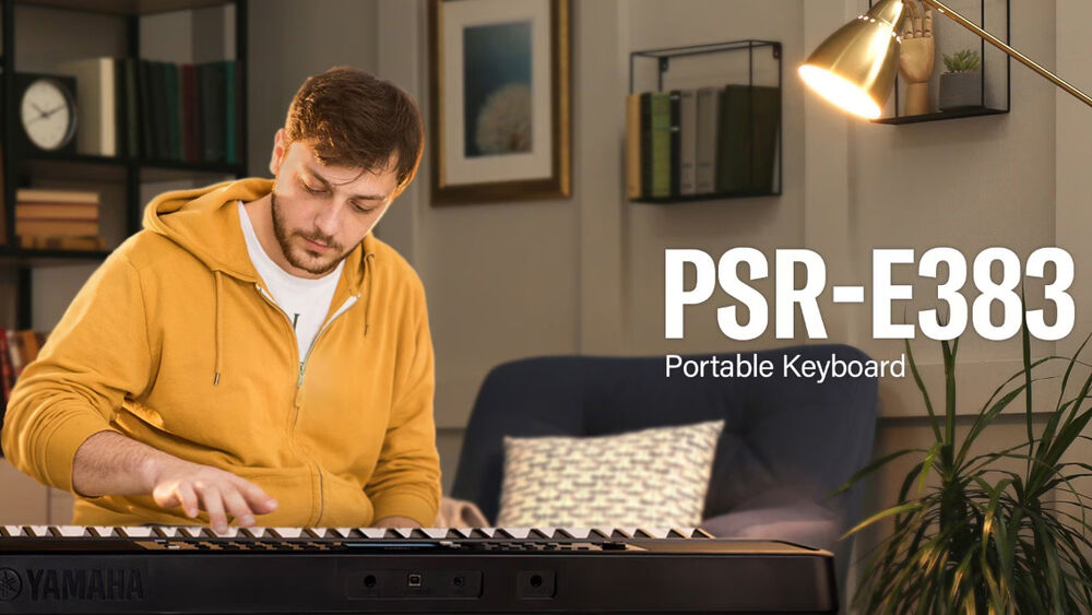 Yamaha PSR-E383 61-Key Touch-Sensitive Portable Keyboard